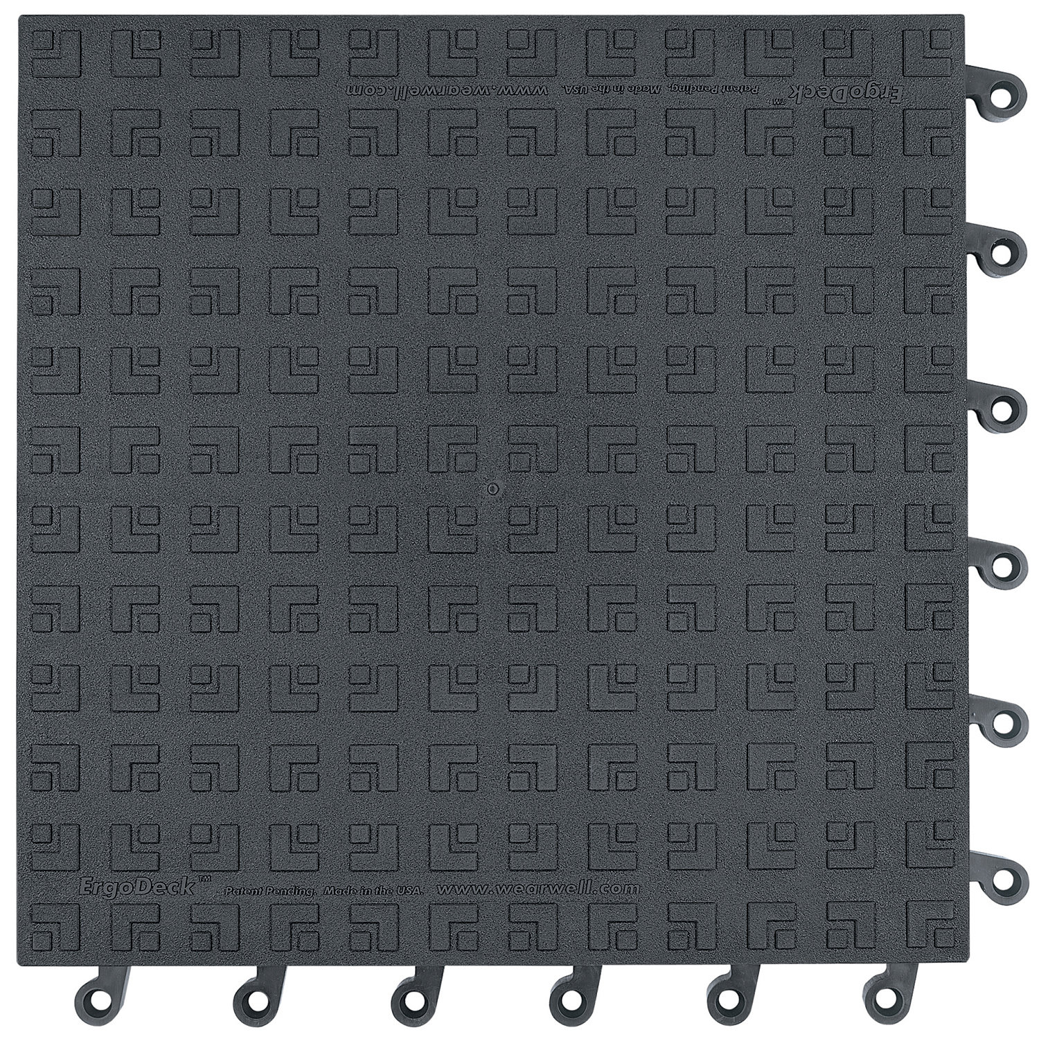Ergodeck &reg; Modular PVC Durable Flooring Tile System